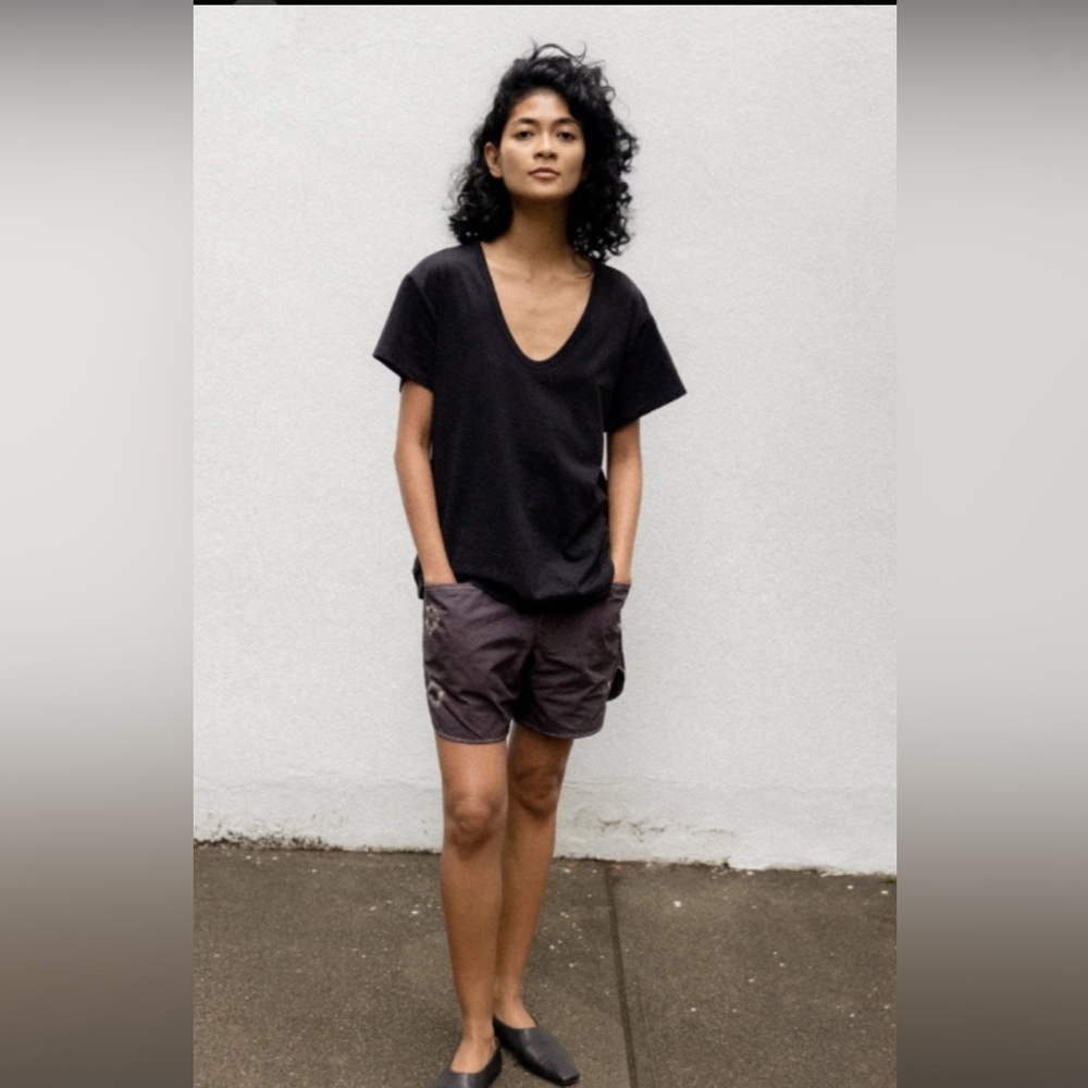 So Elly scoop tee, S, black
